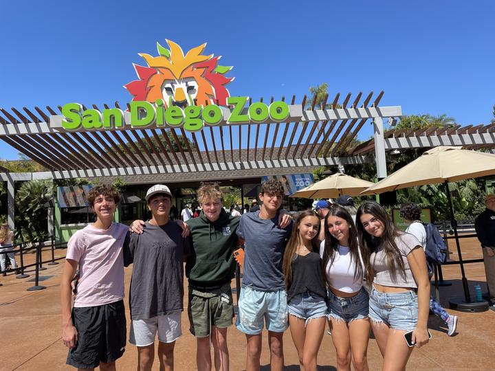 The group at the San Diego Zoo entrance