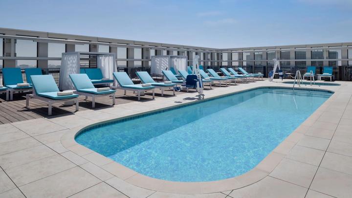 Outdoor pool and loungers at one of the group's California hotels