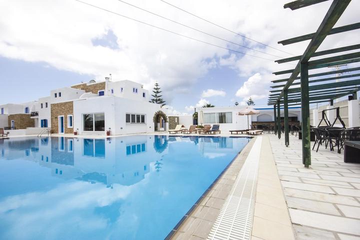 Hotel pool on Naxos