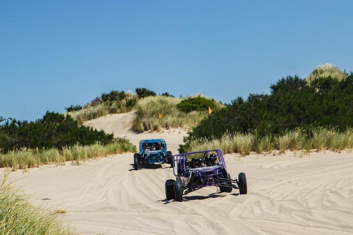 Dune buggies on the Oregon sand dunes