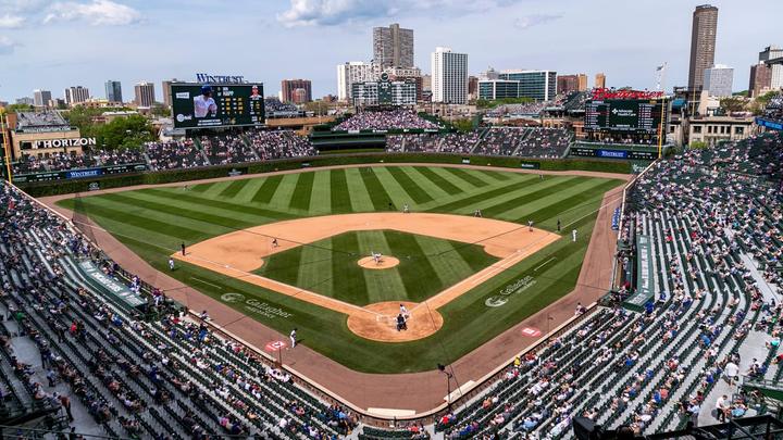 Wrigley Field, home of the Chicago Cubs