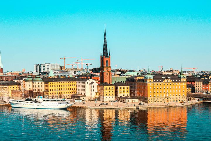 Stockholm's old town across the water