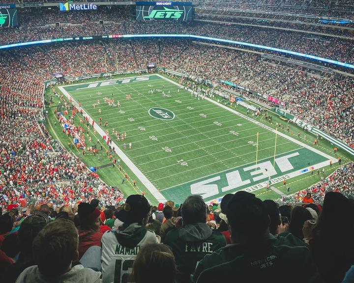 A New York Jets game at MetLife Stadium