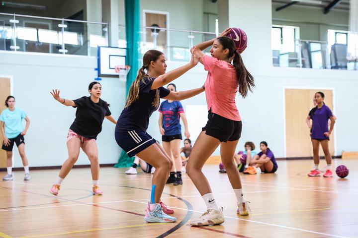 Nike Girls Basketball Camp in England, Bradfield College, near Reading, Berkshire